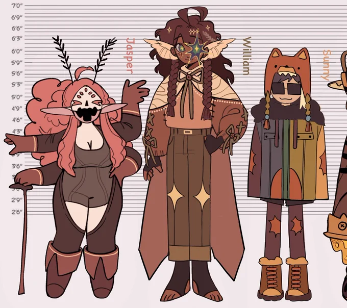 Character designers, quote retweet with your favorite designs done by you this year.

…yeah totally didnt redesign my ocs for like the tenth time this year 😄 