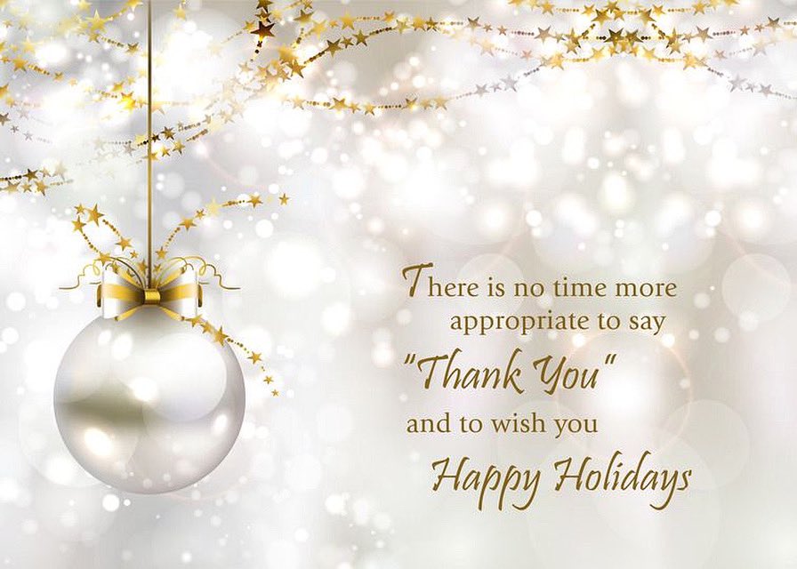 garyjordan1's tweet photo. Thank you 🙏 and Happy Holidays https://t.co/fdoGNJwDYV