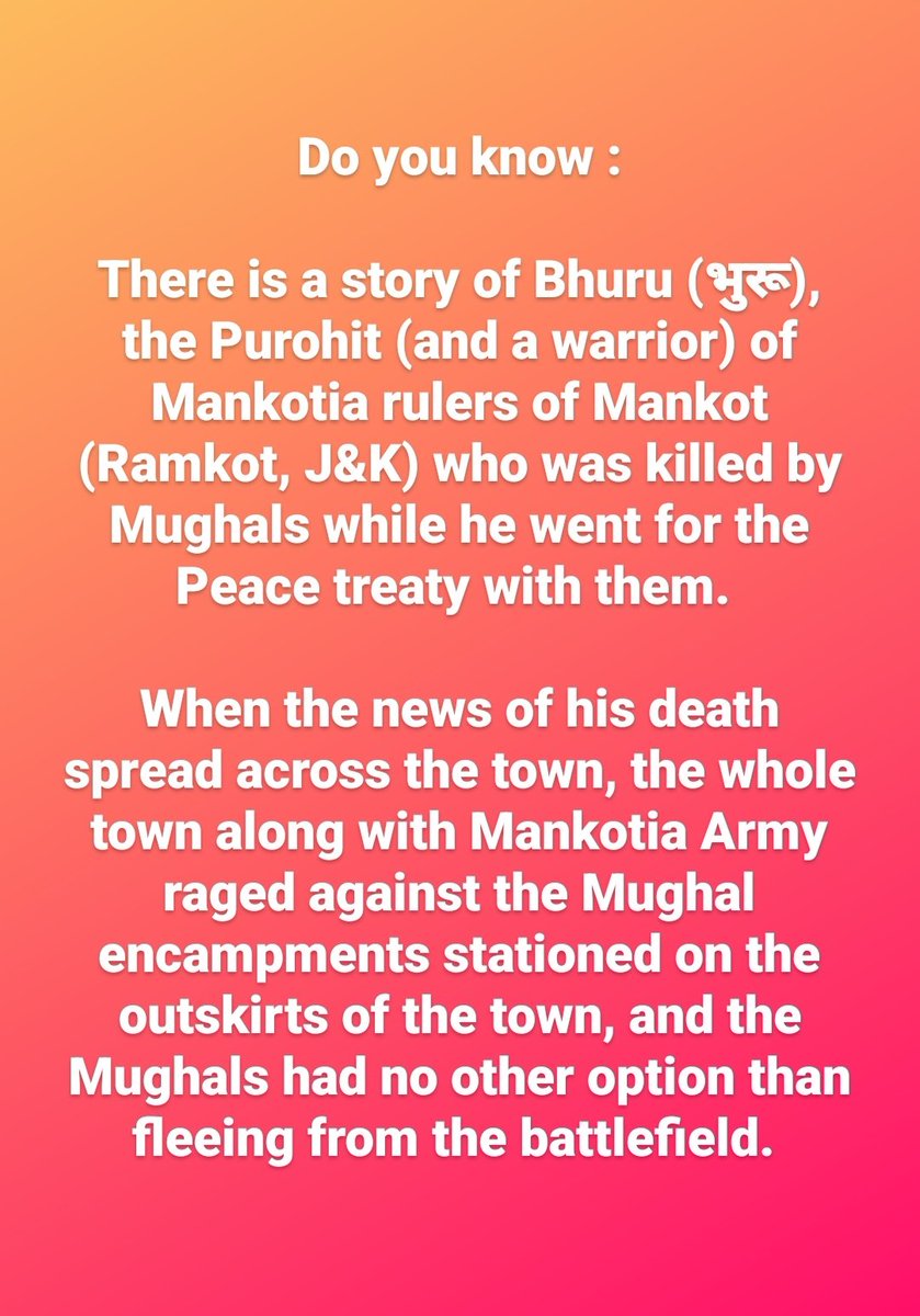 MankotArt's tweet photo. Some less known Historical Facts dated back to 1550 A. D. about the Principality of #Mankot (#Ramkot, #Jammu) ............ 
@DAkkhar @KhajuriaManu @VoiceofDogras @PranavRamkot https://t.co/wtSFZODAwC