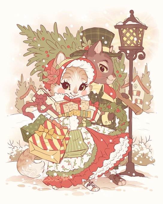 「クリスマス 降雪」のTwitter画像/イラスト(新着)