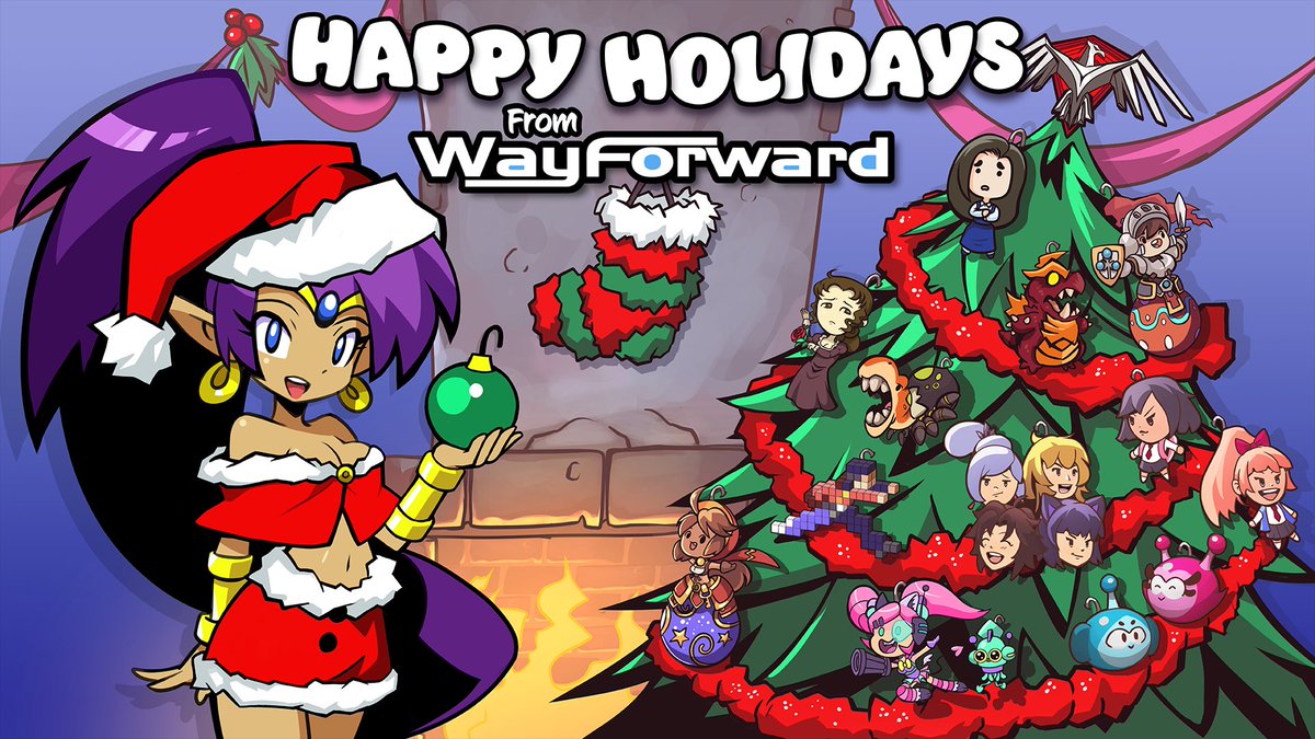 Happy holidays from all of us here at WayForward! We hope you find many wonderful surprises beneath your tree!