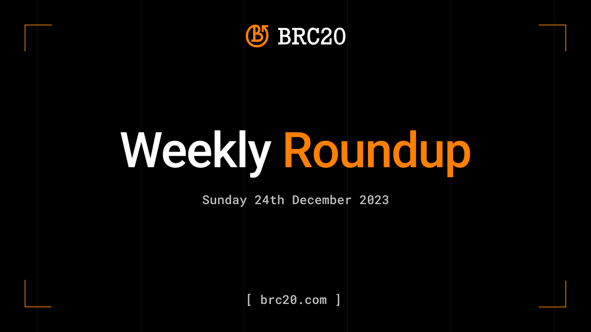 We reached major milestones for the BRC20 network and $COM this week.

Let's take a look back at everything in our Weekly Roundup!

🧵