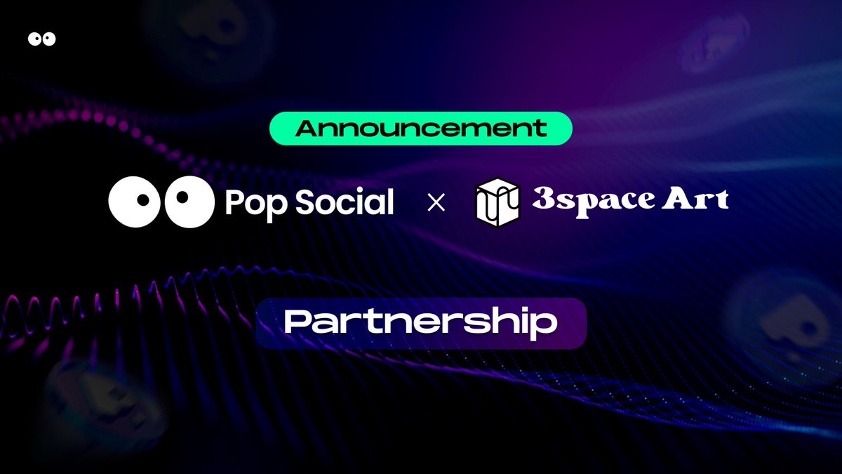 famoussaidwhat's tweet photo. 🎗️ @Popapp_official collaboration with @3spaceart

🎗️ #3space Art is a digital art platform where artists and collectors have the opportunity to showcase digital art in offline events and exhibitions

🔽VISIT
https://t.co/IX3LbZdbM7 https://t.co/YqAFQGuZpE