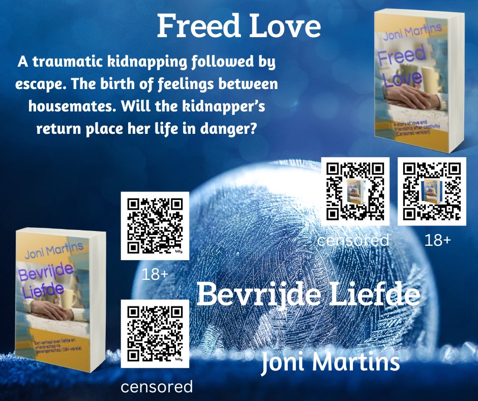 Free again. Unexpected love. The kidnapper returns. Freed Love by @JoniMartins3 ⭐️⭐️⭐️⭐️⭐️ books2read.com/u/mYo6rM (18+) books2read.com/u/brG1YA #IARTG #Romance #KCHPromote 🇳🇱 Bevrijde Liefde by @JoniMartins3 books2read.com/b/meA26l(18+) books2read.com/b/bazp9L