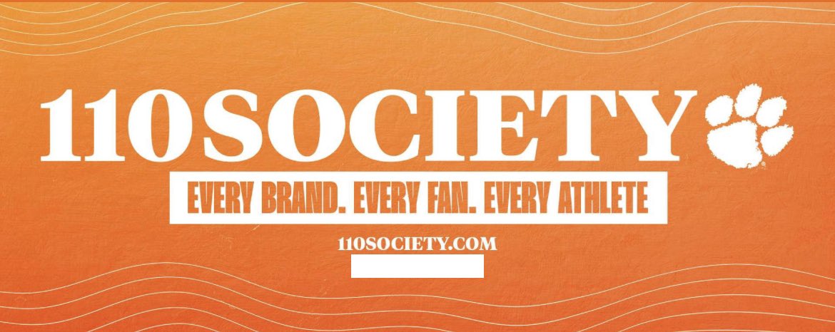 Very blessed and happy to be apart of the new and growing 110Society! Visit 110Society.com for more information about our new collective and sponsor options! 🐅 🧡 @tigerimpactnil