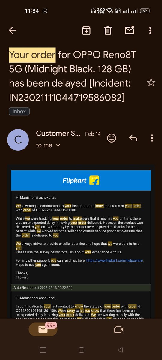 manish28000's tweet photo. @flipkartsupport My order is every time delay Whay?? https://t.co/zxbveUt6C9