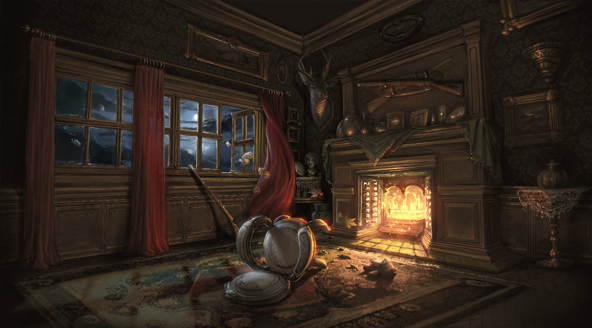 'Twas a cold winter's eve,
When all through the house,
Not a creature was stirring,
Not even a mouse;
The chair was resting,
By the chimney with care,
In the hopes that the Ruin
Would never appear...

#HappyHolidays