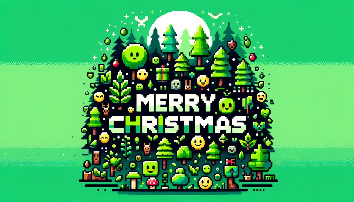 treedotid's tweet photo. 🎄 Merry Christmas! Wishing everyone Happy Holidays!
Heartfelt thanks to all #Tree lovers and builders for spreading green joy worldwide! 🙏
Like, retweet, and drop your address ❤️ – five lucky fans will receive a special Mystic Tree 🎄 from #MetaForest https://t.co/uJamchKbIE