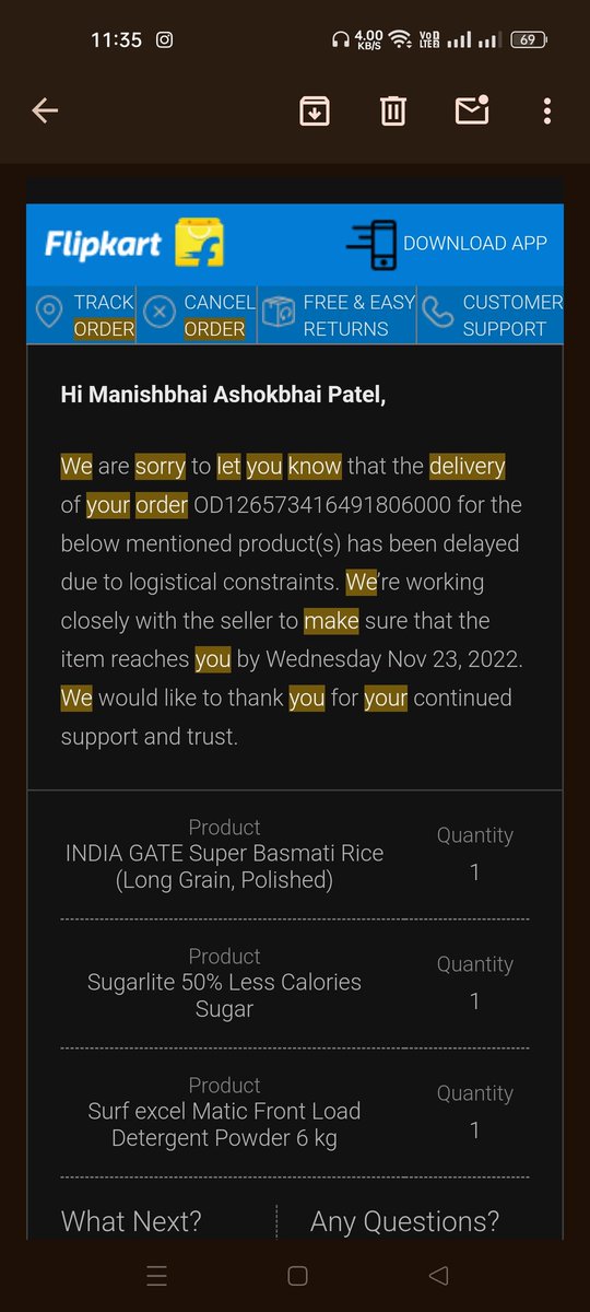 manish28000's tweet photo. @flipkartsupport My order is every time delay Whay?? https://t.co/GyWkmCdvN1