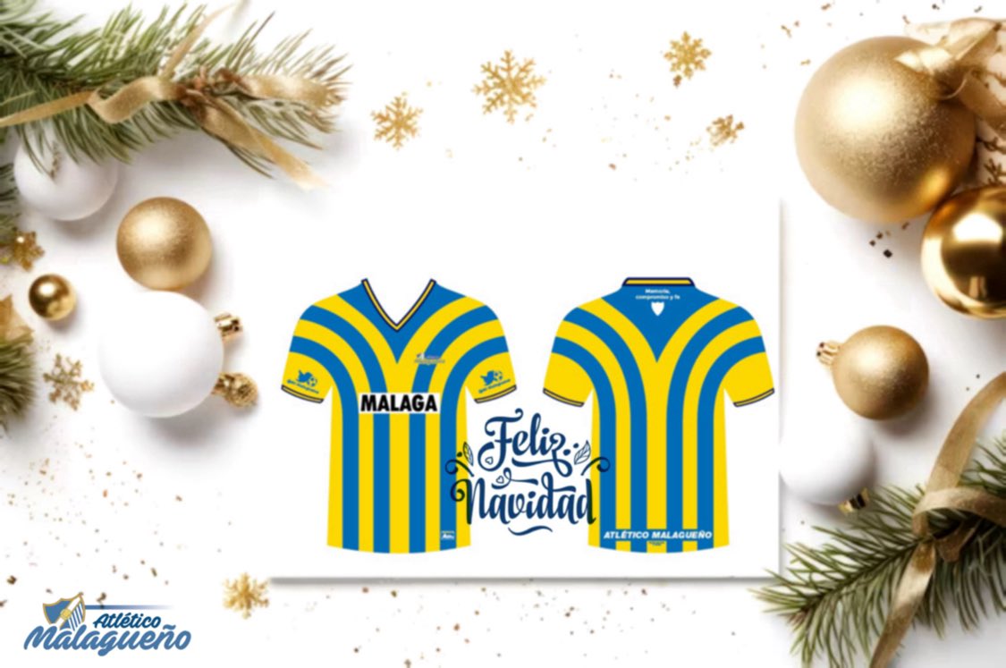AtlMalagueno's tweet photo. Para nuestros fieles seguidores, en una noche tan especial, vamos a sortear 2️⃣ camisetas vintage del @AtlMalagueno 

🟨🟨🟦🟦🟨🟨🟦🟦🟨🟨🟦🟦
🎁 Participa con un RT
🤝 Plazo 23:59 de hoy (24/12)
🥂 Ganadores el 26 de diciembre 
🟨🟨🟦🟦🟨🟨🟦🟦🟨🟨🟦🟦 https://t.co/Xu12fp7vLE