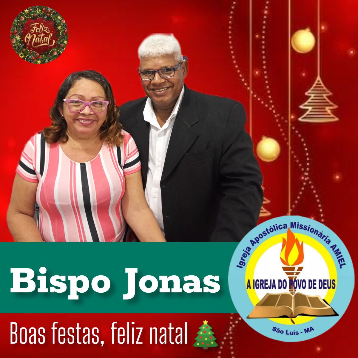 BispoJonas3's tweet photo. Boas festas, feliz natal🎄 https://t.co/WUjHTvQQeU