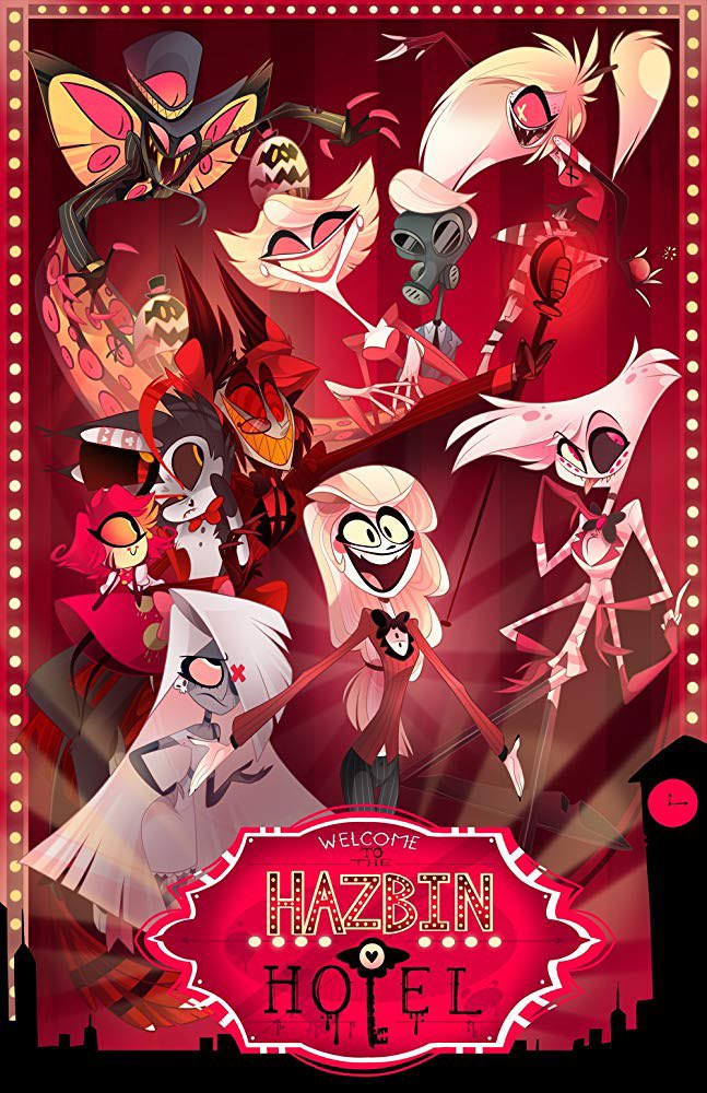 The two posters I designed years apart. Unreal we have come this far 🥹💕 #HazbinHotel