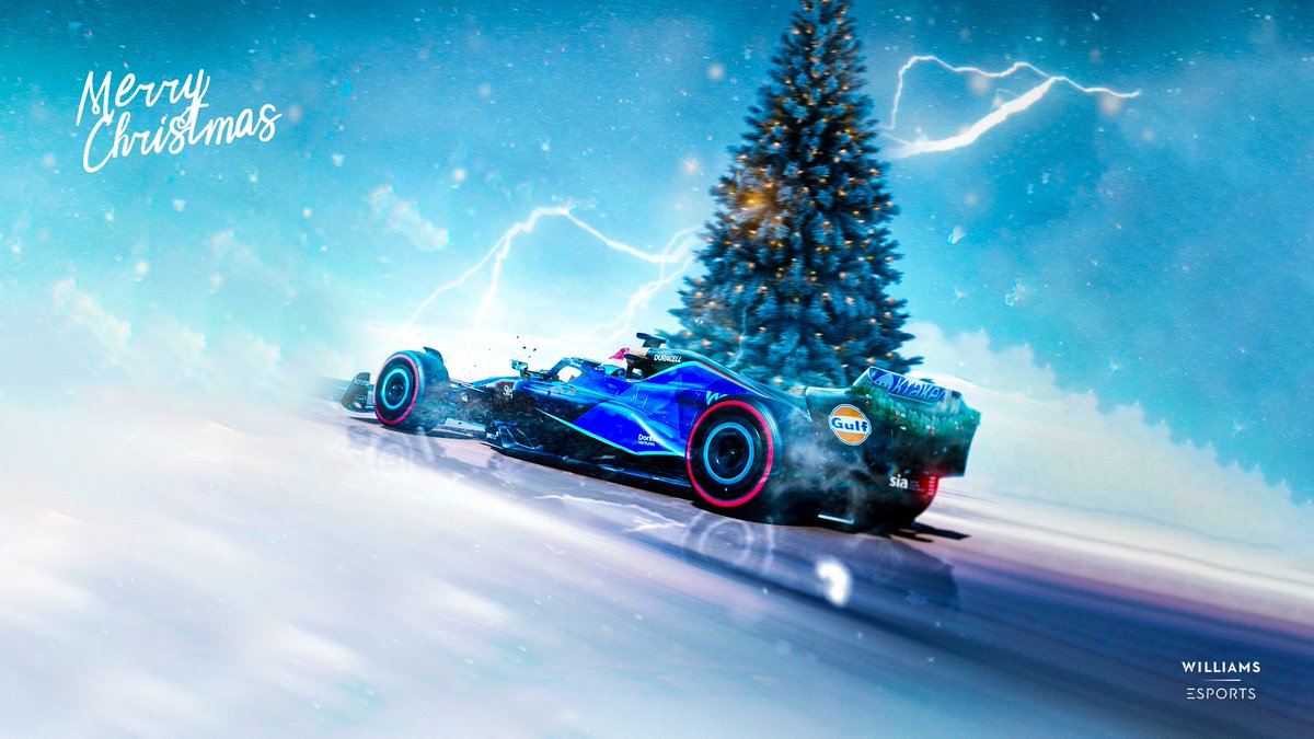 Merry Christmas from the #WilliamsEsports team! 🎄💙