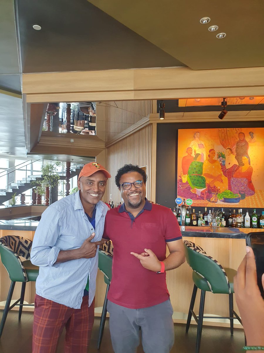 WondyAK's tweet photo. Absolute pleasure running into @MarcusCooks❣️not only a world renowned Chef, but also a decent human being & an inspiration for so many.
Thank you for giving us a tour of #MarcusAddis & sharing your experience 🇸🇪🇨🇭🇯🇵🇺🇸 & lots of wisdom from around 🌍
Beautiful view of #Addis from 47th floor combined with captivating dining experience.
#Food connects people, cultures, traditions, history, places - name it.
Merry Xmas 🎄 🧑🎄 brother❣️ #SustainableFood #SDG2 #FoodSystems @roosterovertown
@sdg2advocacyhub @flyethiopian @AmbNasiseChali @paulnewnham @Landoforigins @chefsmanifesto @annelemore @sebastienripari @jacques_pepin @guarnaschelli @andrewzimmern @GDeLaurentiis @gzchef @ericripert