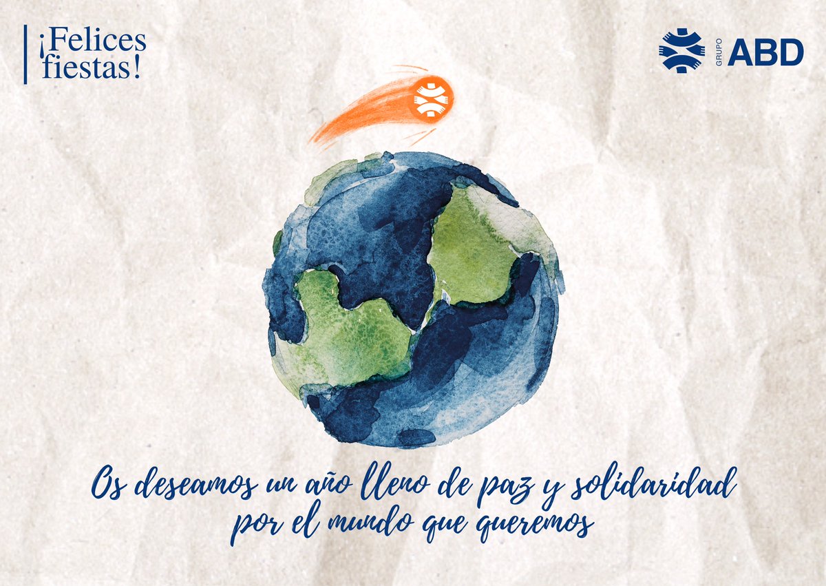 🧡 De parte del Grupo <a href="/abd_ong/">ABD</a> 

"Os deseamos un año lleno de paz y solidaridad #porelmundoquequeremos 🌍"

¡Felices fiestas! 🎉