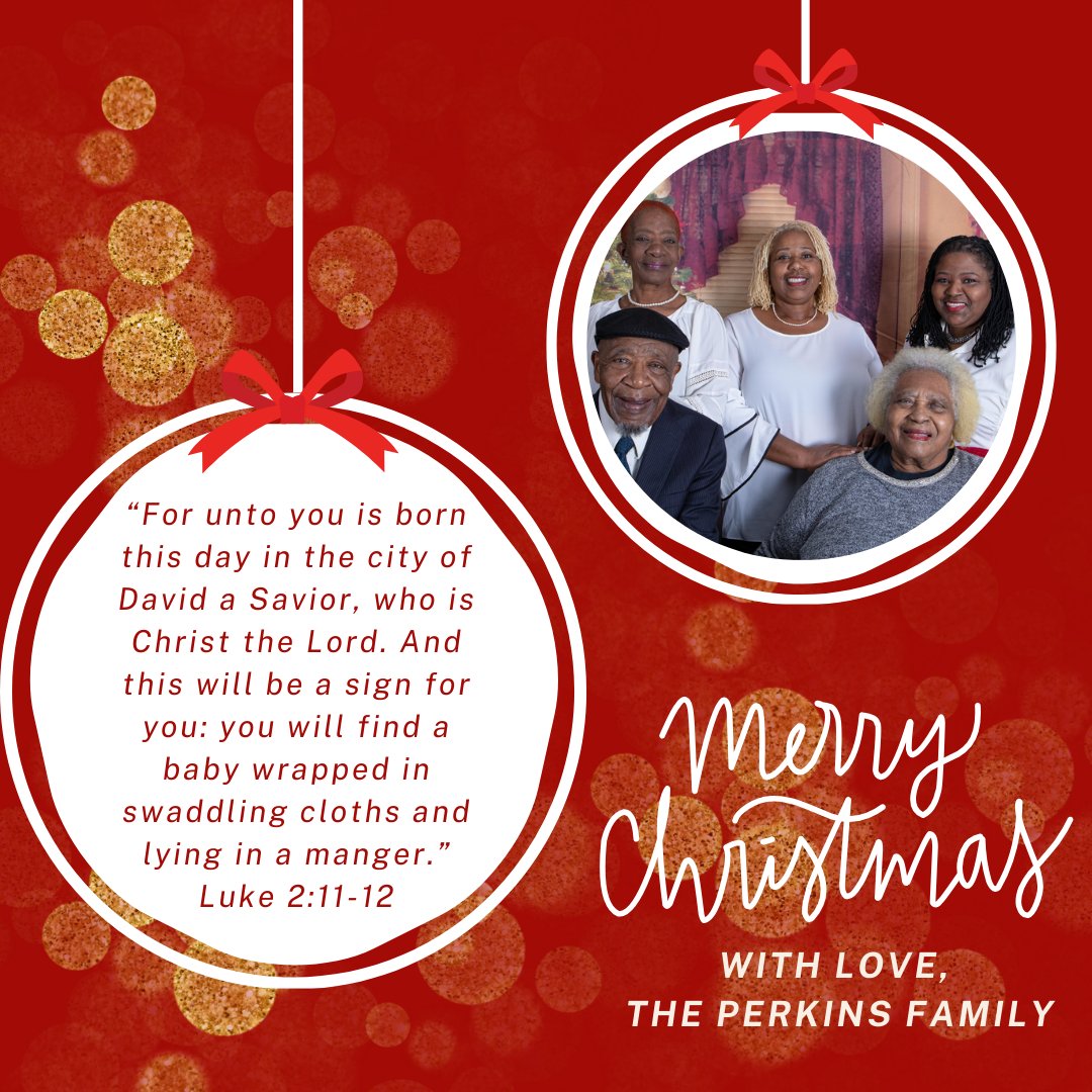 Merry Christmas! A Savior is Born! With Love, The Perkins Family #MerryChristmas #Jesus #ASaviorIsBorn #JVMPF #InspireTheGood