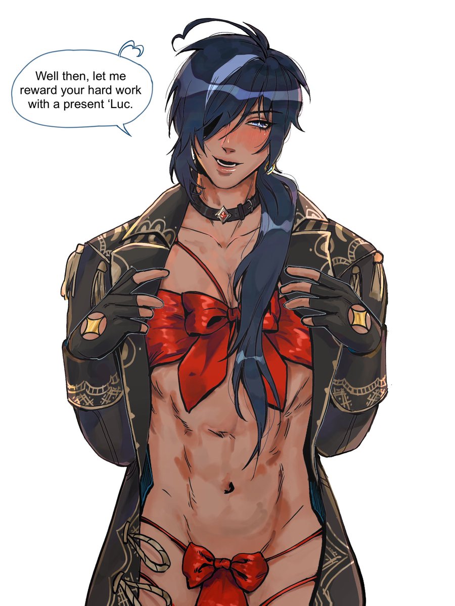 strottine's tweet photo. Diluc being bluntly honest abt his feelings and flustering kaeya is one of my favorite things 😩 #luckae

Merry Chrisums everyone 🎄🎁 https://t.co/HUYep0XdoQ