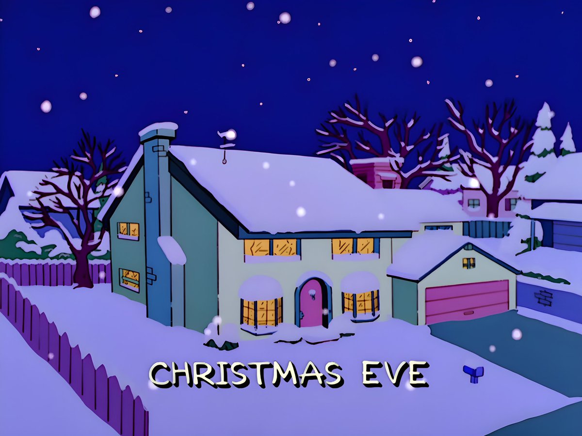 SimpsonsTheory's tweet image. Happy Christmas Eve!