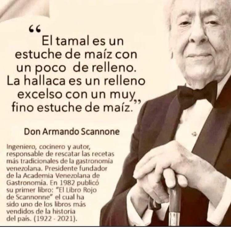 Para los que dicen que el tamal y la hallaca son lo mismo…