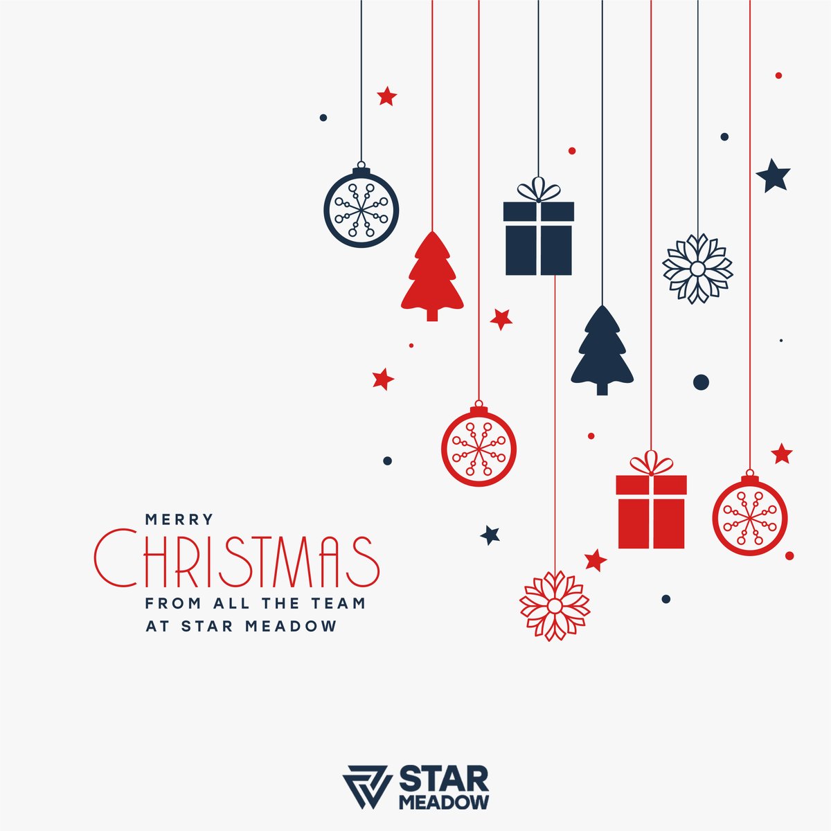 💙❤️ Merry Christmas from all the team at Star Meadow! We are open from 11am to 2pm today.