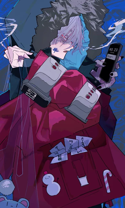 ブラック(労働)サンタさん※タップ推奨  #MerryChristmas2023