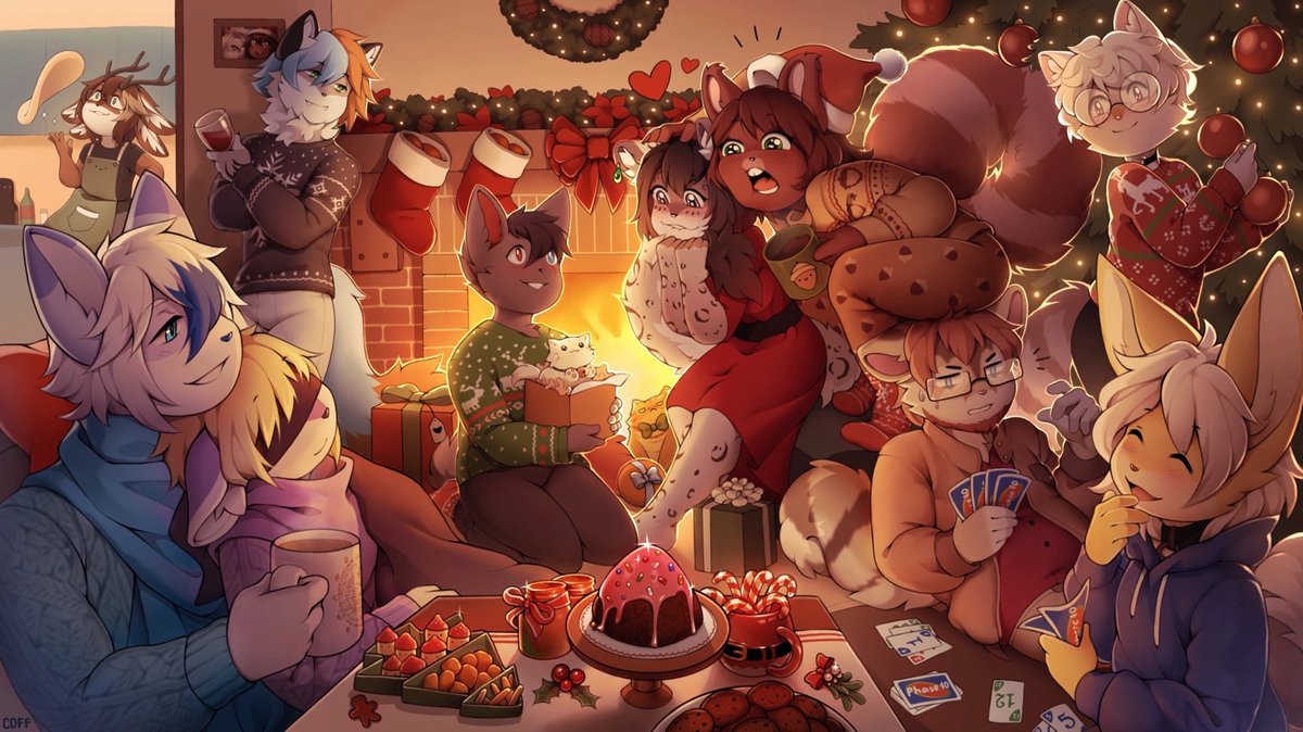 CoffLfee's tweet image. Merry Christmas everyone! Hope you and your loved ones have a lovely holiday 🎄✨