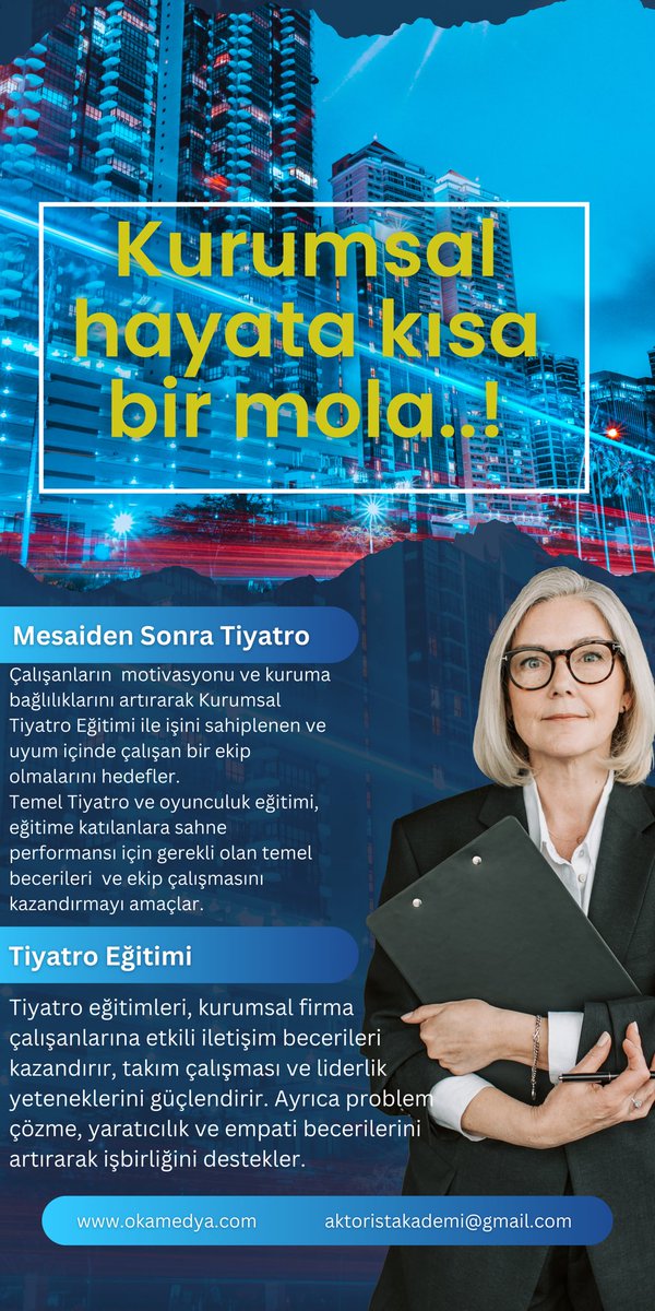 Oka Medya & Tiyatro Oyunculuk tweet media