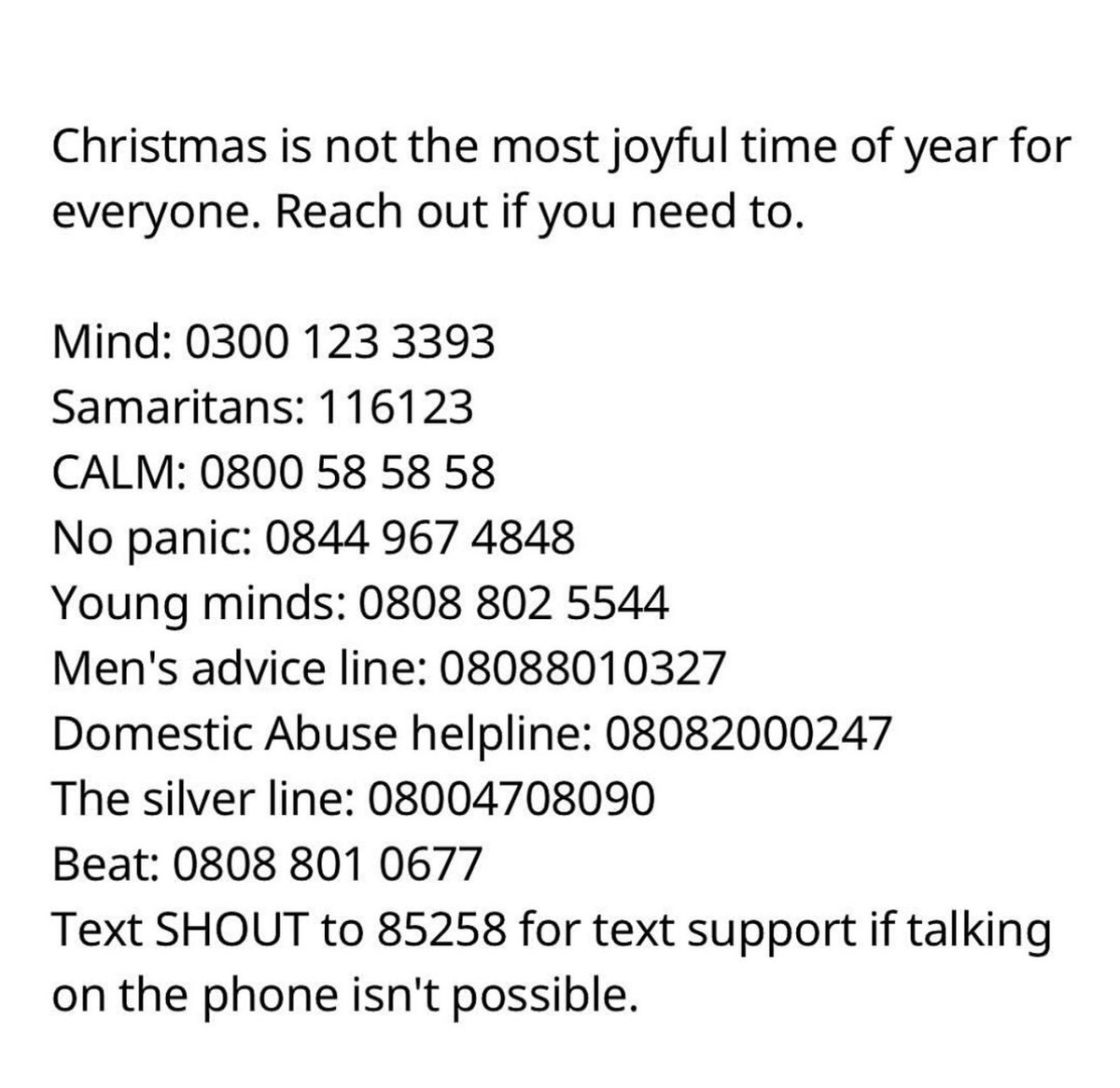 Please share - someone might just need to make that call 🤍