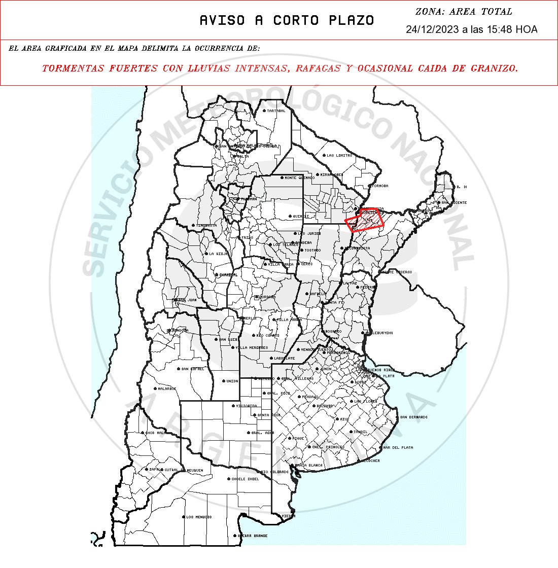 SMN Alertas tweet media