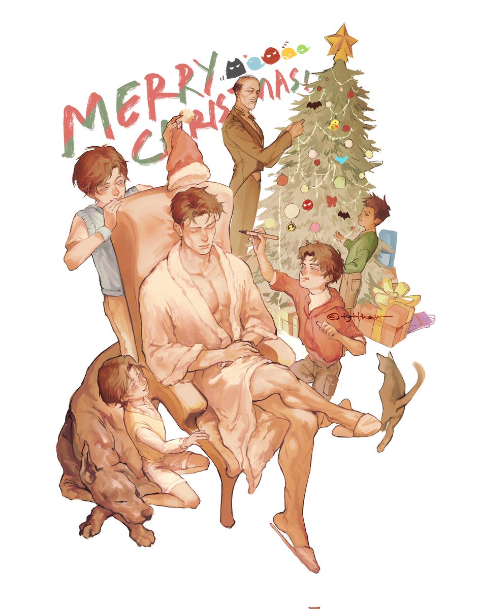 Merry Christmas!🎅🏻🎄🦇🐤👨🏻‍🦳🎁❤️
#Batfamily
