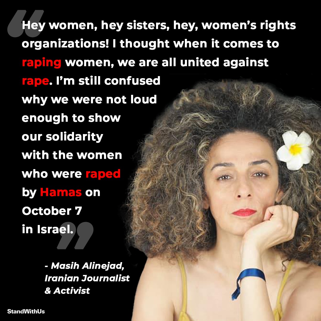 Masih Alinejad, a courageous #Iranian journalist and activist who is outspoken against terror and against the brutality of #Iran's regime, has some poignant words for the women of the world:
<a href="/AlinejadMasih/">Masih Alinejad 🏳️</a>