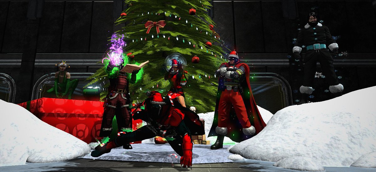 TheVariantDCUO's tweet photo. Merry Christmas and Happy Holidays from the Variant! 🧡 https://t.co/g9dQemNqSE