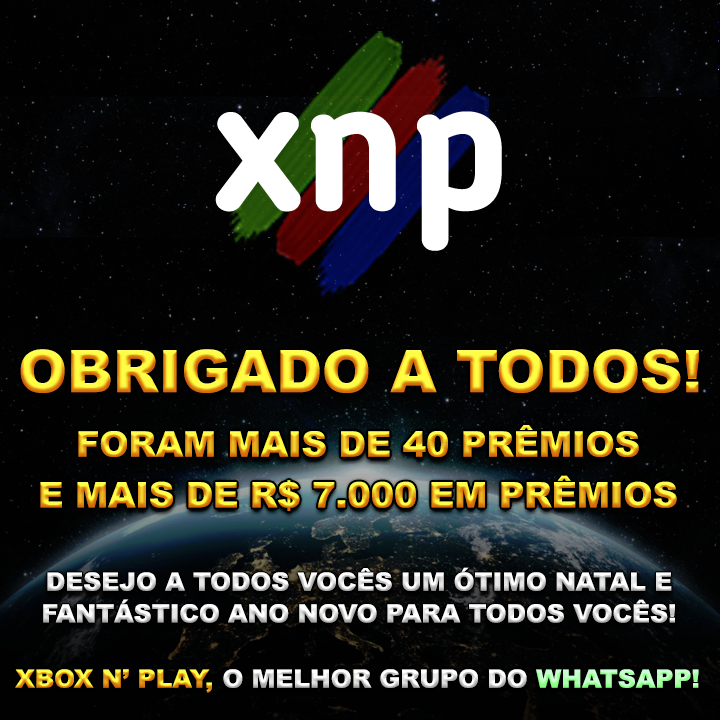 xboxnplay's tweet photo. Esse foi o maior sorteio que já vi! Teve AAA, console, GOTY... teve de tudo!

Obrigado a todos que participaram do sorteio!

Ano que vem tem mais! https://t.co/vQnTuzmdcg