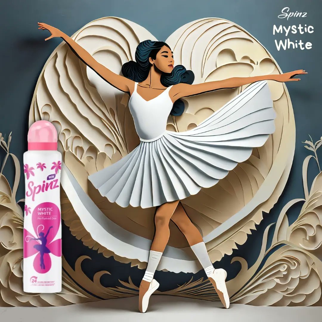 KiranaShorts's tweet image. In the realm of scents, where allure begins,
A favorite for women, it's Spinz that wins.
With each spritz, a fragrance to adore,
Spinz whispers confidence, forevermore!
#ai #marketing #spinz #cavinkare #deo