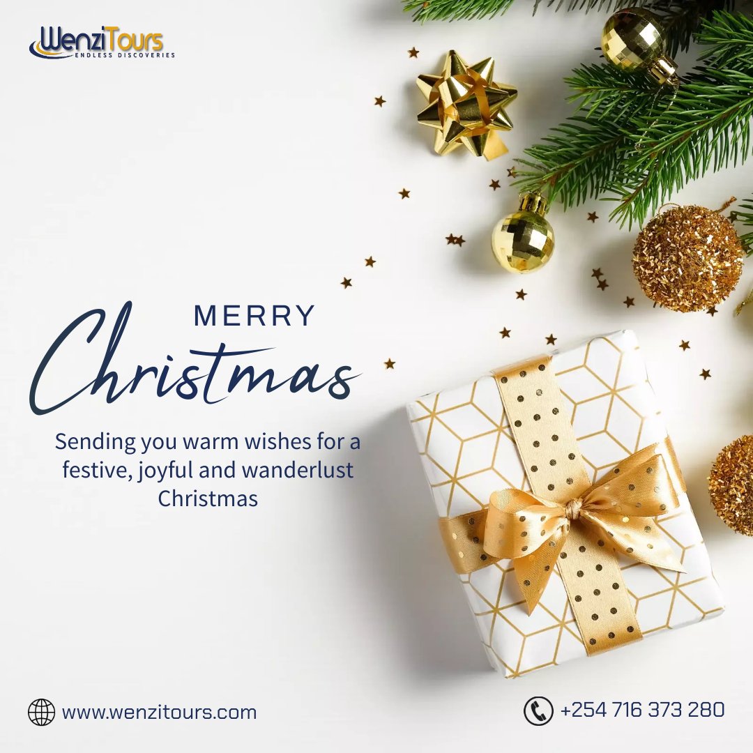 wenzitours's tweet photo. Jingle all the way to new horizons! 🌍 ✨ Wishing you a Merry Christmas filled with travel dreams and festive cheer. #WanderlustChristmas #AdventureAwaits #MerryChristmas https://t.co/hKVQeTUTDo
