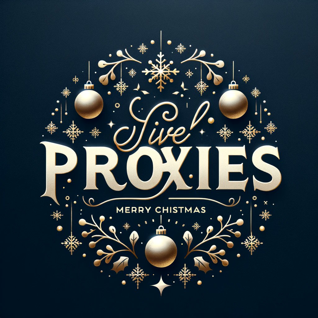 As the holiday lights twinkle and the New Year's horizon beckons, we at Live Proxies extend our warmest wishes for a festive season filled with joy and connection. 🎉 To add a little extra sparkle to your celebrations, we're offering a 25% discount with code LIVEXMAS. Redeem it