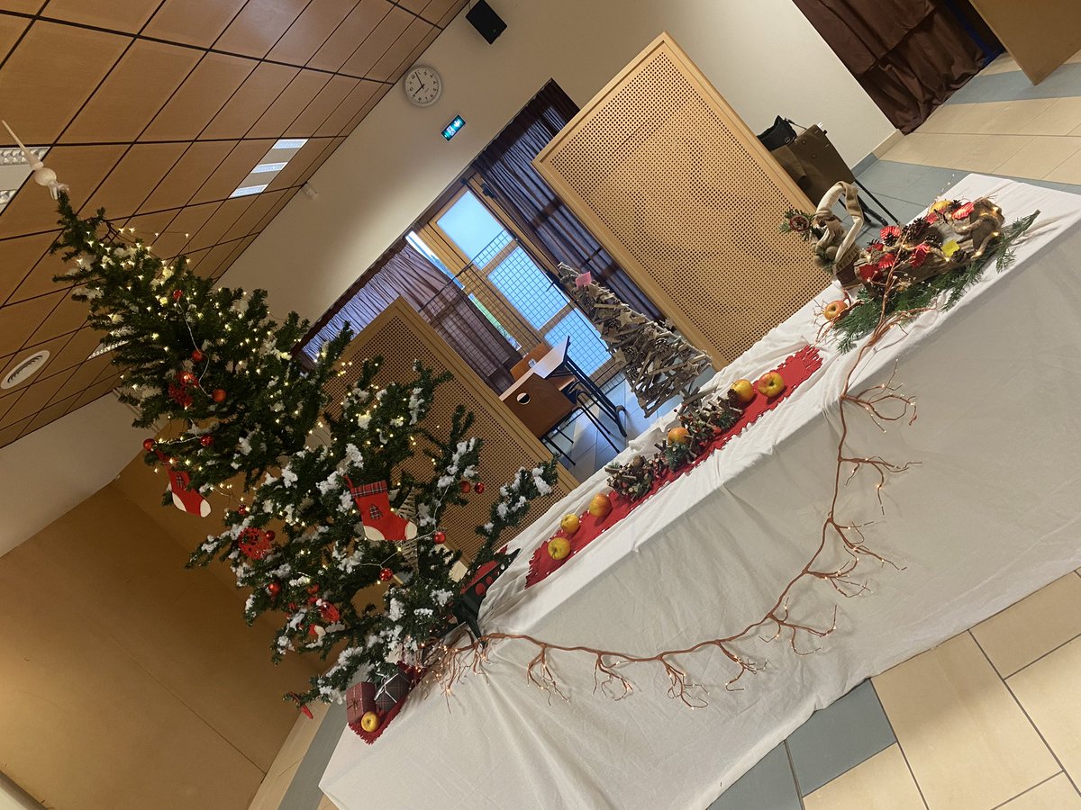 AmandP59's tweet photo. Marché de Noël des CAP ATMFC et AAGA du lycée du pays de condé 🤩
Bonnes fêtes de fin d’année à tous.
@DirectionLpdc 
#pedagogieparprojet https://t.co/6r0lSG0Sk1