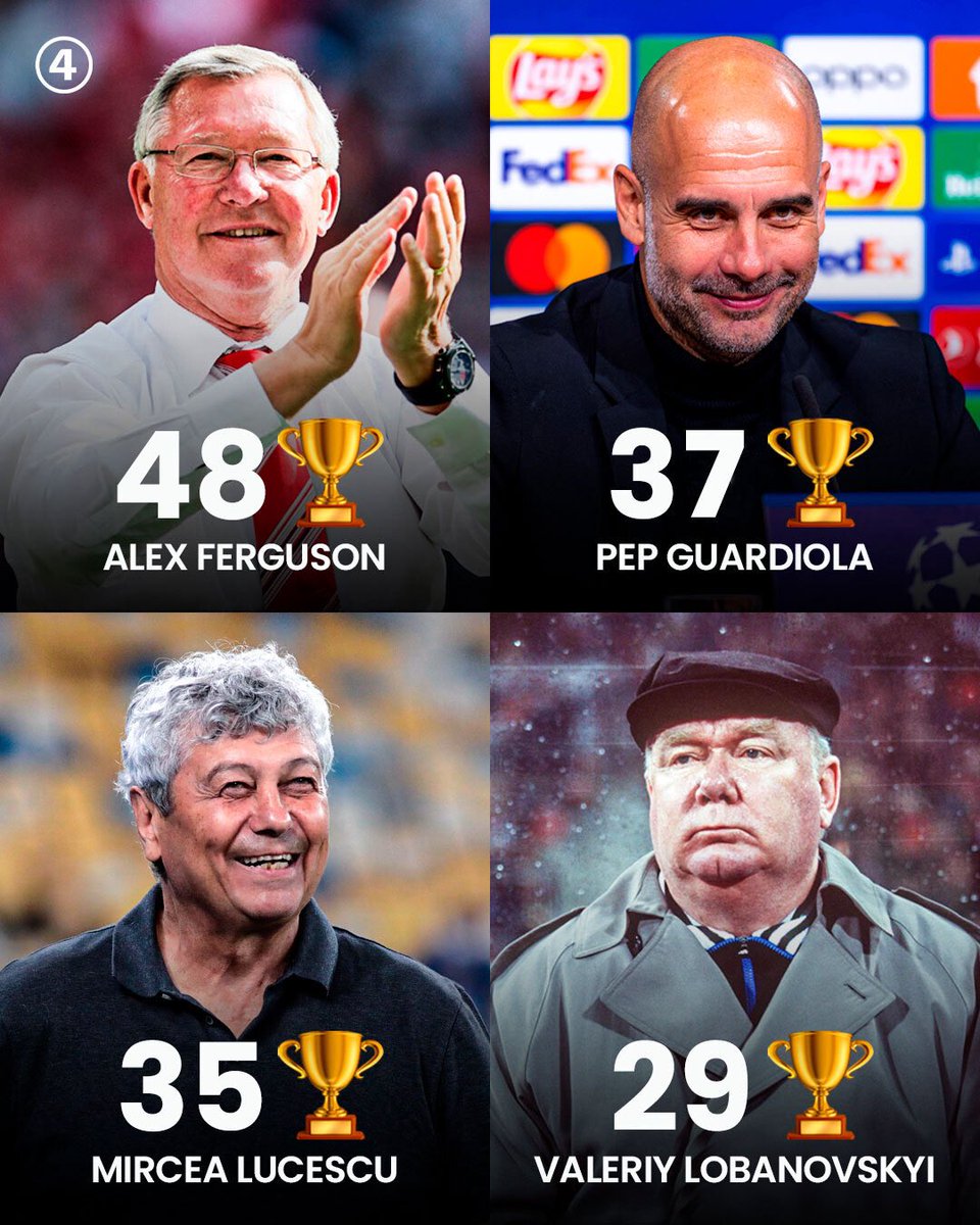 433's tweet photo. 37 trophies in 15 seasons as a manager 🤯

Will Pep Guardiola overtake Alex Ferguson as most decorated manager ever❓ https://t.co/PVtZjtgp6I