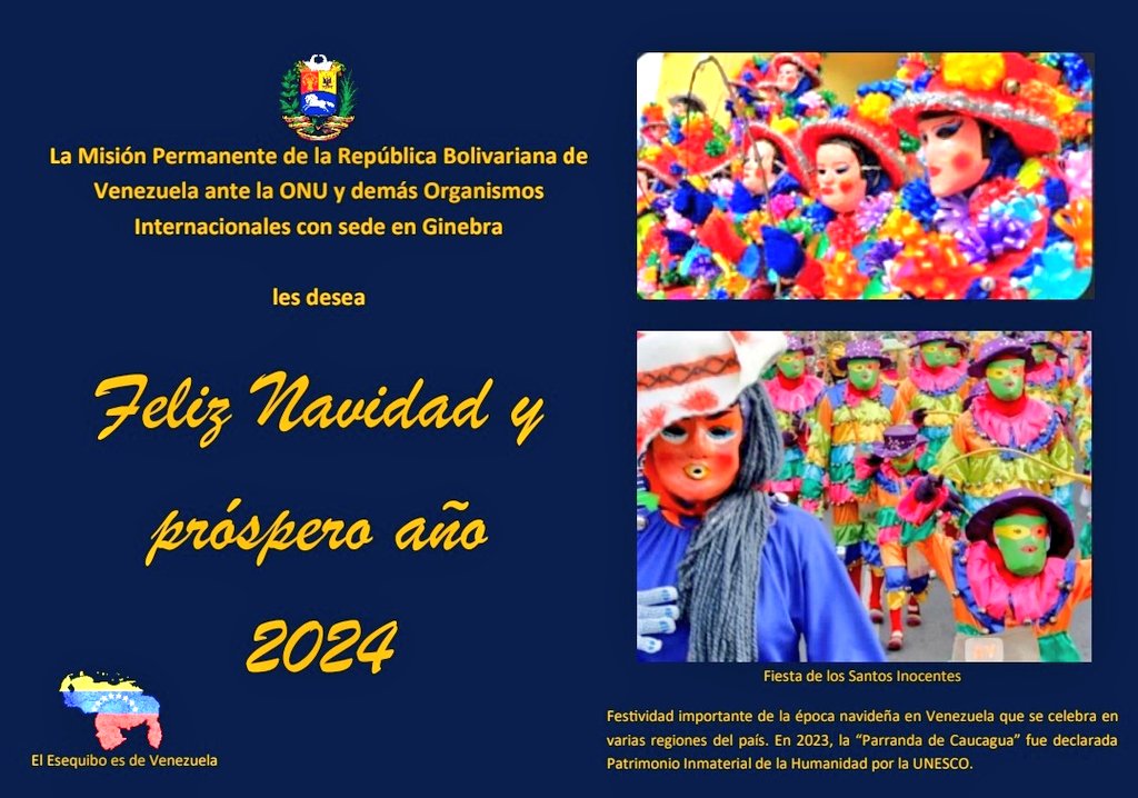 ¡Junto a mi familia y mi equipo les deseo una hermosa Navidad!
Que el niño Jesús acompañe, con su esencia de solidaridad y humanista convicción, los días por venir. Un pensamiento especial a la infancia de #Palestina y a toda tierra donde niñas y niños reclamen nuestro amor.