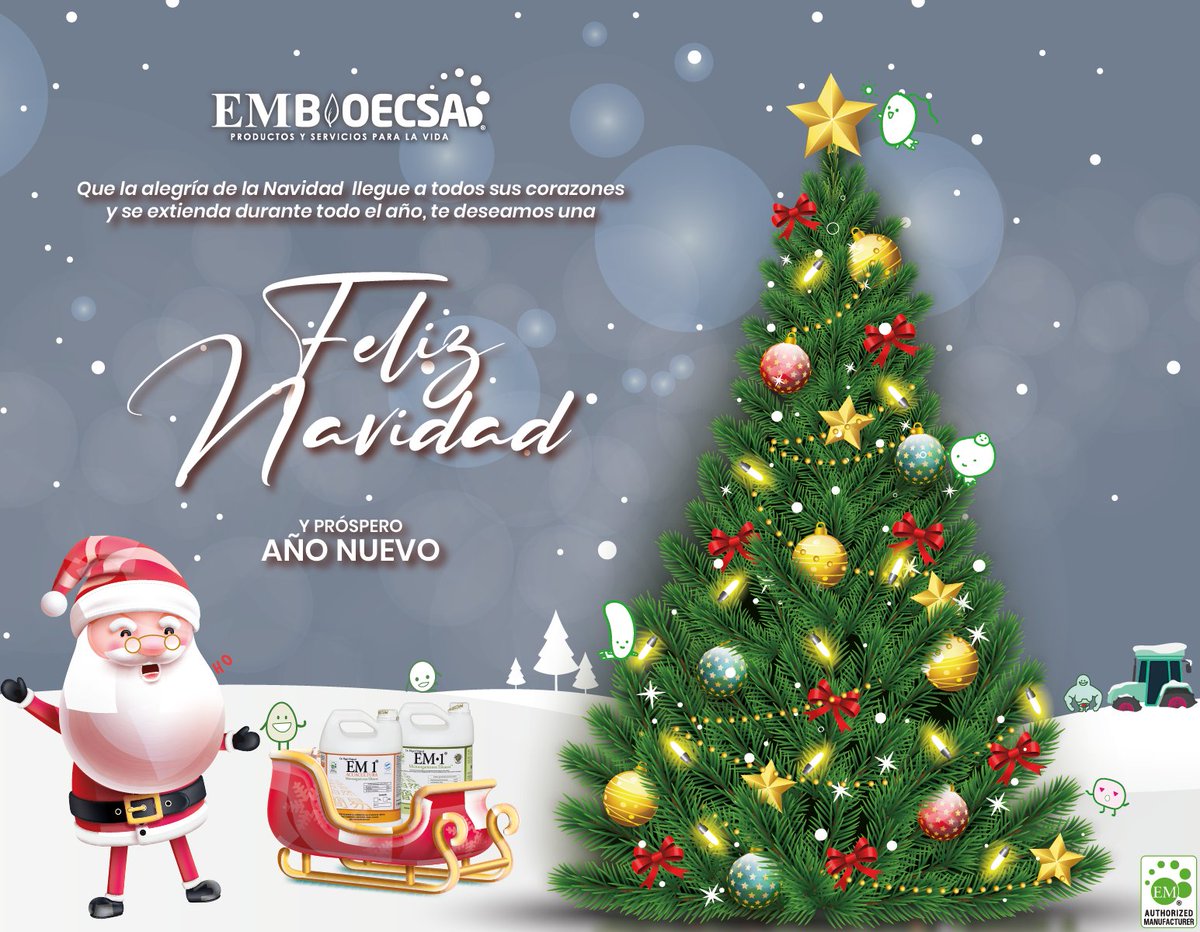 embioecsa's tweet photo. 🎅 ¡Feliz Navidad! 🎄
Que esta época la alegría llegue a todos sus corazones, queremos transmitirles nuestros mejores deseos de amor y paz. Agradecemos tu apoyo y confianza en nosotros. 💚

¡Contáctanos! ⬇️
✉️ info@embioecsa.com
📲 0968096467 https://t.co/AJ0SOUhOMQ