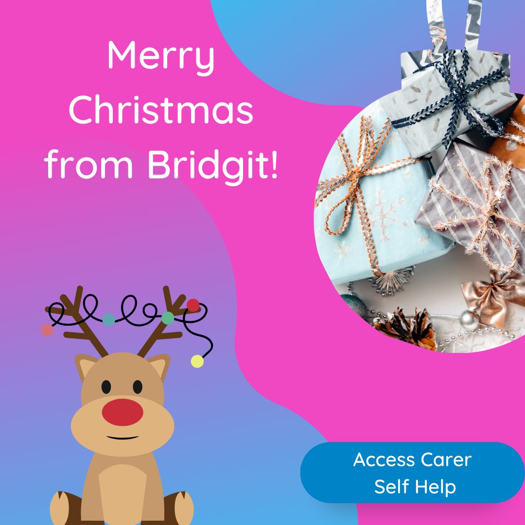 🎄🎁 Here at Bridgit we want to wish all the incredible carers out there a very Merry Christmas! 🌟❤️ Your selfless dedication and love make the world a better place. 🙌🤗 #UnpaidCarers #MerryChristmas