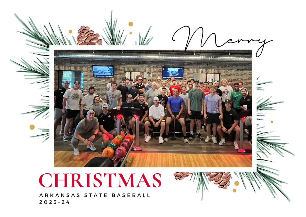 AStateBaseball's tweet photo. Merry Christmas and Happy Holidays! 🎄

#WolvesUp https://t.co/wffdDKiqUL