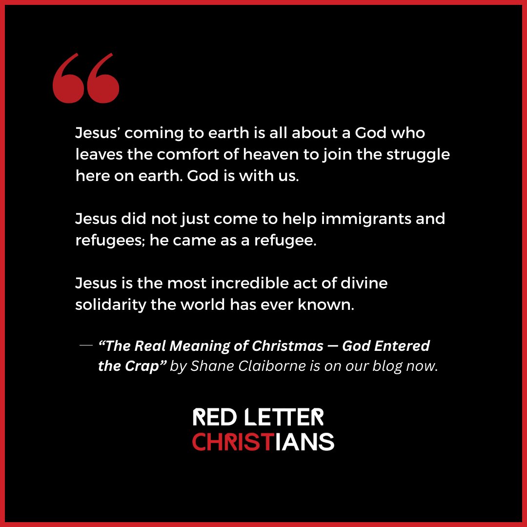 Red Letter Christians tweet media