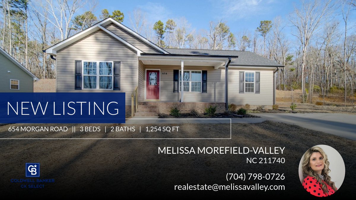 ValleyMorefield's tweet photo. 📍 New Listing 📍 Take a look at this fantastic new property that just hit the market located at 654 Morgan Road in Albemarle. Reach out here or at (704) 798-0726 for more information!

Listed by Joy Pinto

Melissa Moref... https://t.co/1a9wEmxlaG https://t.co/PH7BC5Dv5Z