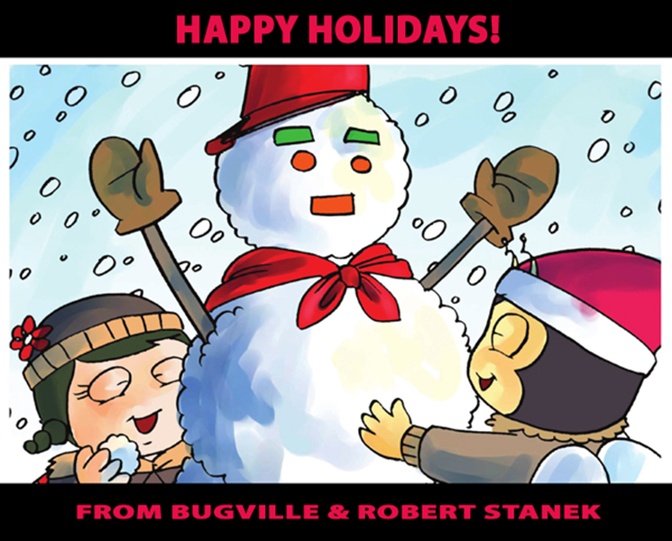 robertstanek's tweet image. Happy Holidays from Bugville! Got Critters? bugvillecritters.com

#TuttleBooks #Usborne #WorkmanPub #BarefootBooks #BloomsburyBooks #BloomsburyPub 
#NosyCrowBooks #Octopus__Books #randomhousekids #randomhouse #simonkids_UK 
#HCinIreland #hayhouse #HayHouseUK