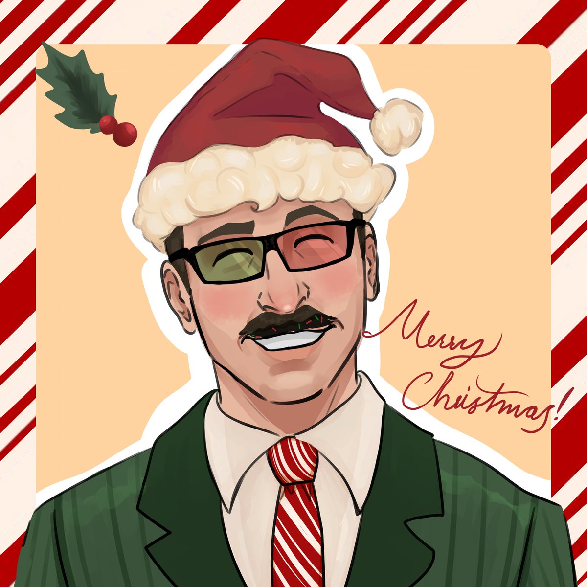 <a href="/Adimiert/">Adimation</a>! Merry Christmas!!! (I tried my best not to make him look like Harvey from Stardew but failed horribly💀)
Hope you like him!!!