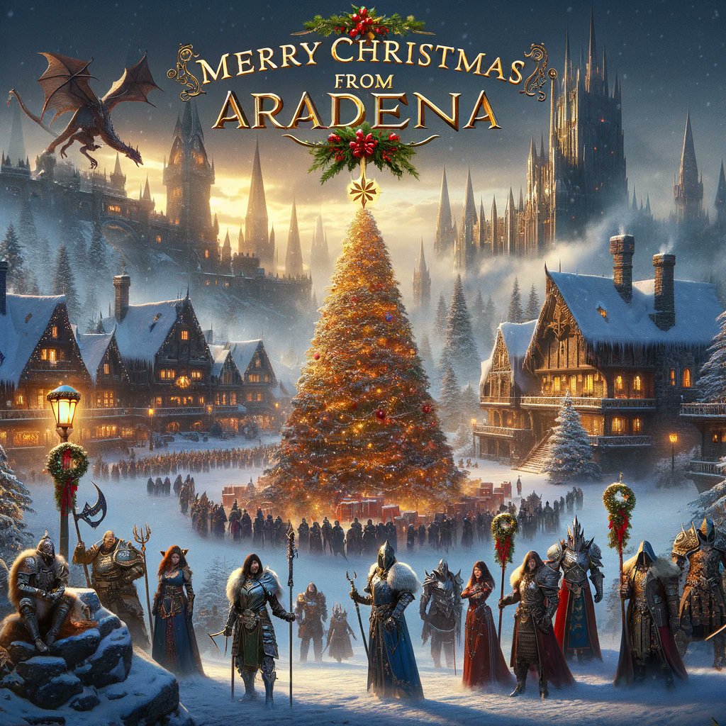 Merry Christmas from Aradena 🎄 Thank you to everyone who has continued to support us over the past year. And to anyone celebrating the festive season, we hope you have a great time with friends and family. 2023 has been a challenging year for the Web3 gaming world in general,…