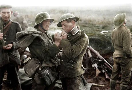 Christmas truce, 1914.
