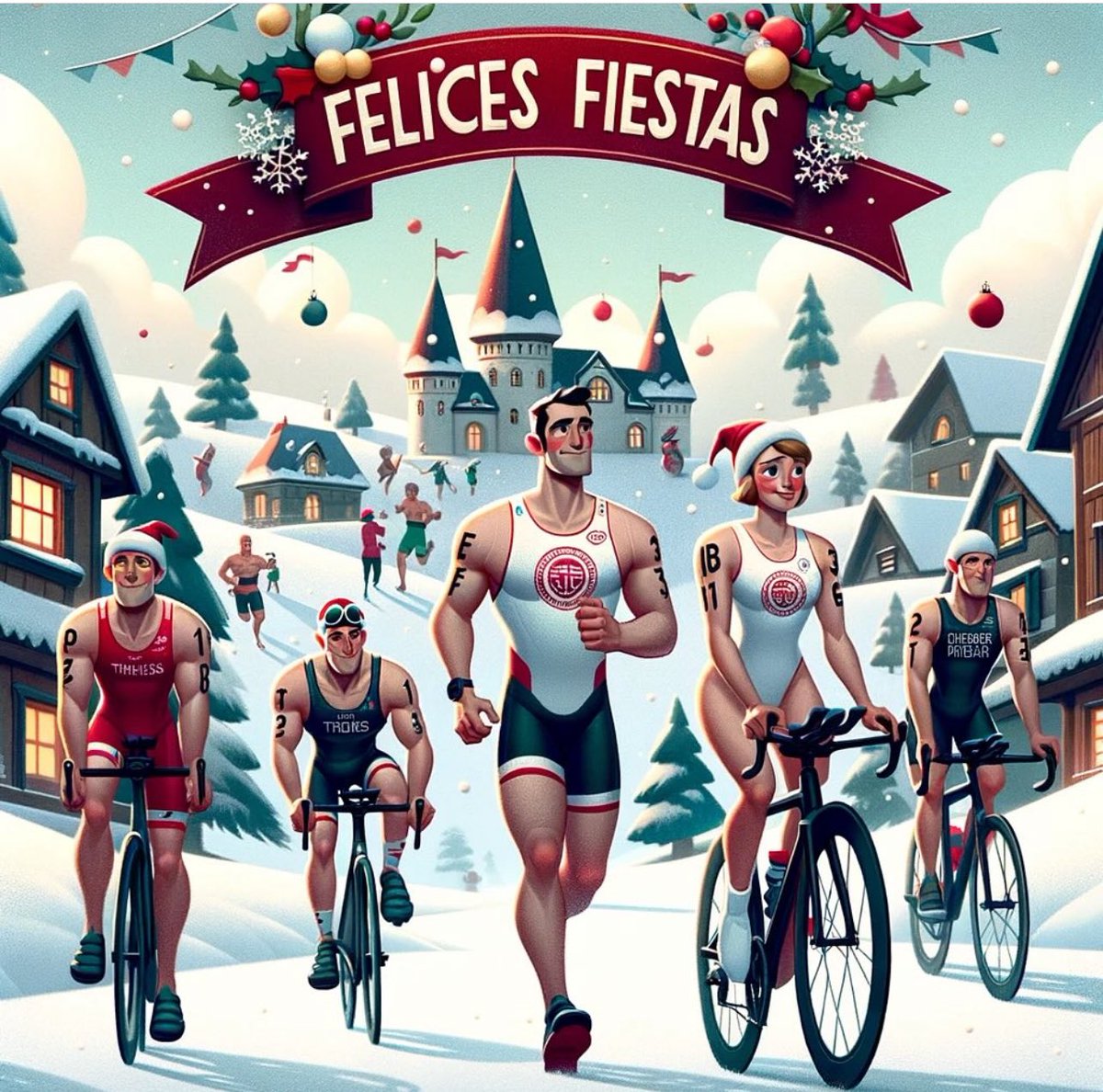 Felices Fiestas y Feliz 2️⃣0️⃣2️⃣4️⃣🧑‍🎄🎅🏼 Los mejores deseos a tod@s y cada un@ de l@s miembros de esta comunidad de APASIONAD@S por el triatlón, a los eventos y marcas que nos ayudan y, por supuesto a nuestr@s deportistas de élite que hacen muy grande el deporte de las transiciones.…