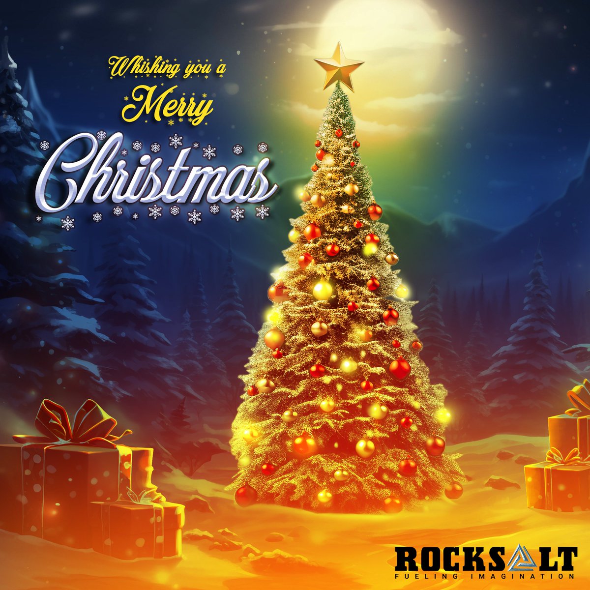 Embrace the joy of the season with a touch of artistic magic. Merry Christmas from our creative hearts to yours!

#christmas #merrychristmas #Xmas #Rocksalt #RocksaltInteractive #digitalart #3Dart